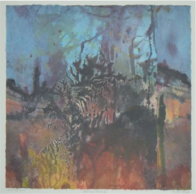 Lot 604 - Peter Ford (British, contemporary) - Mixed media - 'Burning Bush II'