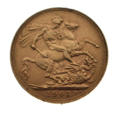 Lot 291 - Edward VII gold sovereign, 1903
