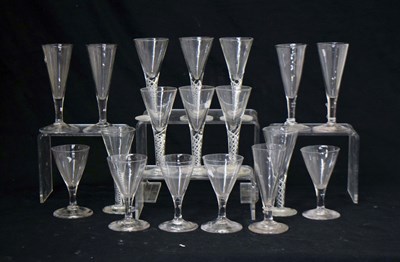 Lot 545 - Collection of 18th century and later drinking glasses, etc