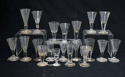 Lot 546 - Collection of 18th century and later drinking glasses