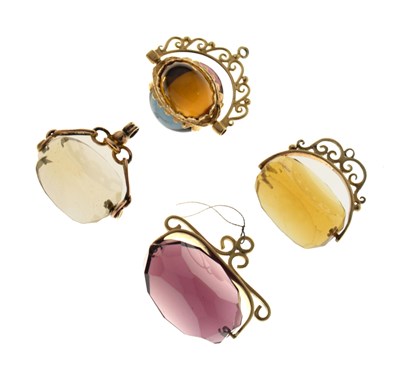 Lot 190 - Four swivel fobs
