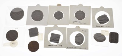 Lot 328 - Small collection of 18th and 19th century tokens, etc