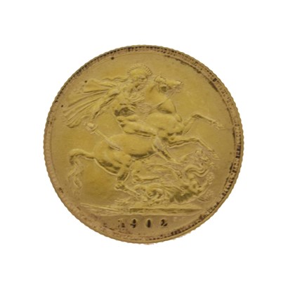 Lot 290 - Edward VII gold sovereign, 1902