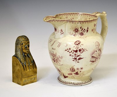 Lot 307 - 1832 Reform Bill Interest - Commemorative jug, etc