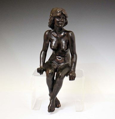 Lot 387 - Tom Greenshields (1915-1994) - Limited edition bronzed resin figure