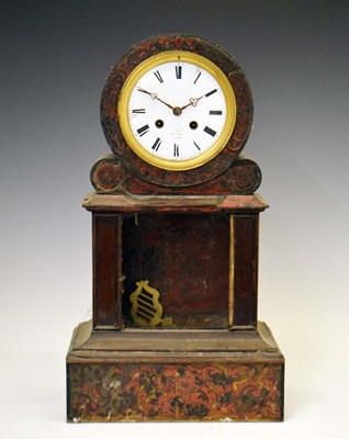 Lot 747 - Henri / Henry Marc, Paris - Mid 19th century French boulle and ebonised mantel clock