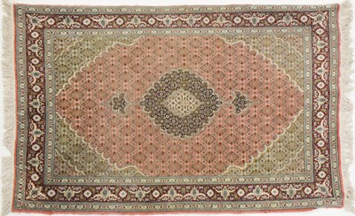 Lot 735 - Middle Eastern (Persian) wool rug of Tabriz type
