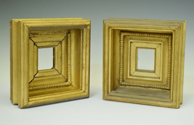 Lot 670 - Pair of 19th century gilt picture frames