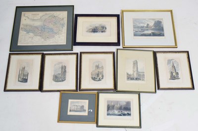 Lot 674 - Bristol Interest - Collection of 19th century hand coloured engravings, etc
