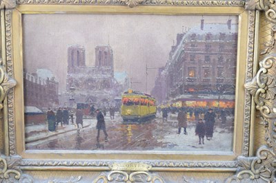 Lot 388 - Cortes, Edouard (French 1882-1969) - Pair of oils on canvas