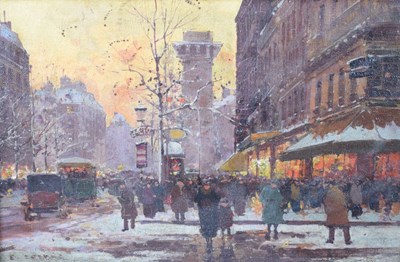 Lot 388 - Cortes, Edouard (French 1882-1969) - Pair of oils on canvas