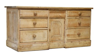 Lot 811 - Victorian stripped pine dresser base