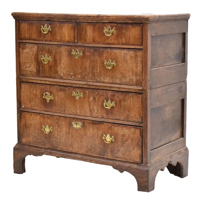 Lot 779 - 18th century walnut chest of drawers