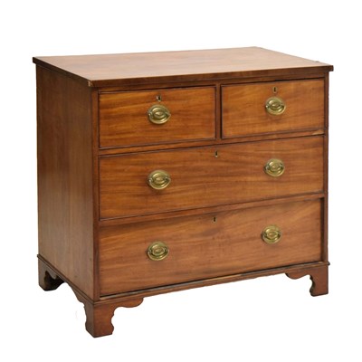 Lot 772 - 19th century mahogany chest of drawers