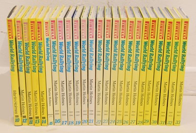 Lot 661 - Martin Holmes, Pirelli World Rallying, 24 volumes