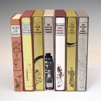 Lot 648 - Collection of seven Folio Society comedy books