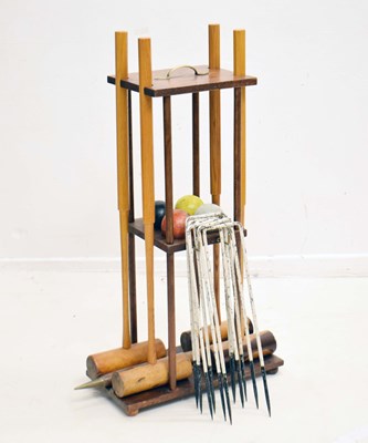 Lot 446 - Croquet set