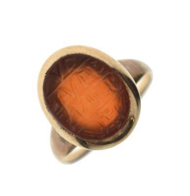 Lot 62 - Intaglio seal ring
