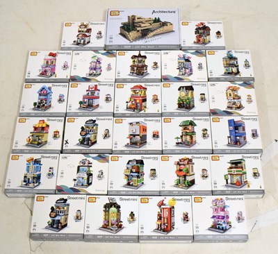 Lot 494 - Loz - Group of twenty-seven 'Street Mini' boxed sets