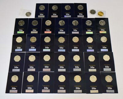 Lot 337 - Collection of Elizabeth II commemorative 50p coins