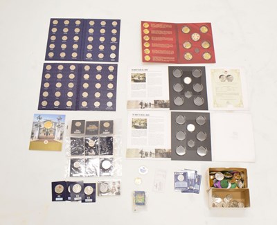 Lot 347 - Collection of Westminster Mint presentation £5 crowns, Lighthouse 50p collections, etc