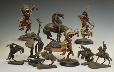 Lot 376 - Collection of Native American figures