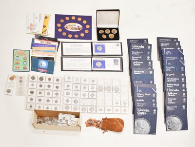 Lot 341 - Collection of USA coinage to include commemorative $5 coin packs, etc