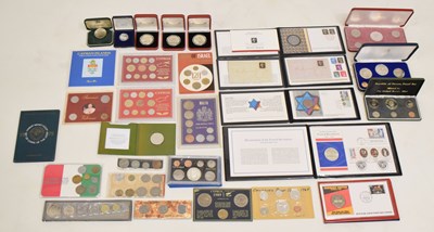 Lot 345 - Collection of World coin proof presentation coins