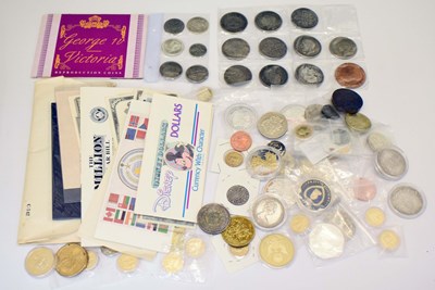 Lot 349 - Collection of reproduction, fantasy coins, and copies of famous GB and World coinage