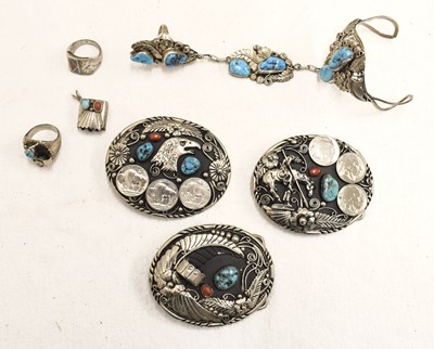 Lot 192 - Collection of Navajo jewellery