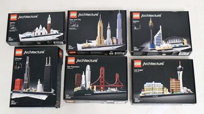 Lot 482 - LEGO Architecture - Group of six city sets