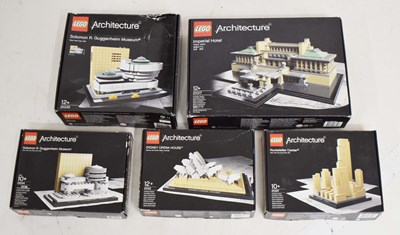 Lot 483 - LEGO Architecture - Group of five sets
