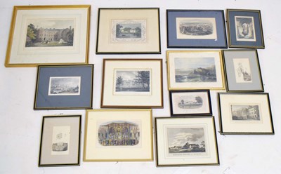 Lot 676 - A collection of 19th century hand coloured engravings