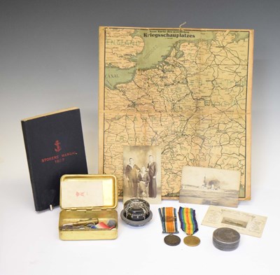 Lot 459 - British First World War medal pair