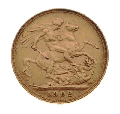 Lot 198 - Edward VII gold sovereign, 1902
