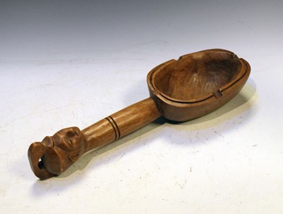 Lot 277 - Ethnographica - African tribal carved softwood grain scoop