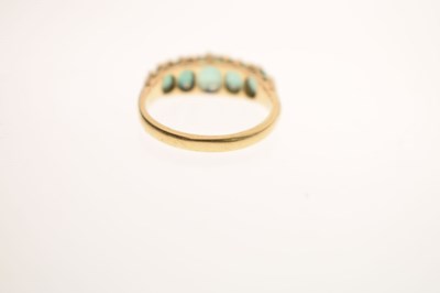 Lot 23 - Late Victorian / Edwardian emerald and diamond yellow metal ring