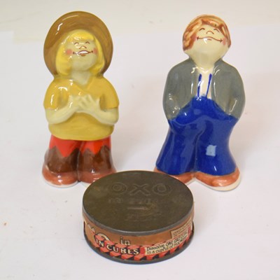 Lot 421 - Wade Bisto Kids Advertising Salt & Pepper Pots, etc