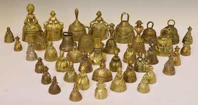 Lot 410 - Collection of cast brass bells