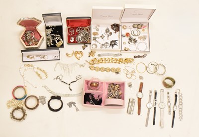 Lot 196 - Large collection of costume jewellery and fashion watches