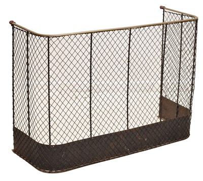 Lot 815 - Early 20th century and wirework fire or spark guard