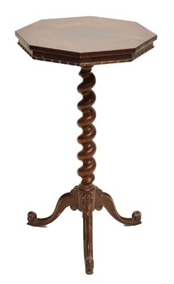 Lot 768 - Victorian rosewood octagonal occasional table
