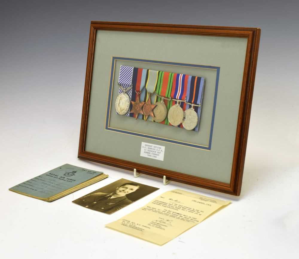 Lot 338 - Warrant Officer Ernest Charles Hawkins D.F.M. - 61 Squardron RAF