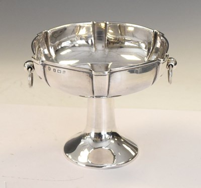 Lot 133 - Edwardian silver pedestal bowl, Birmingham 1905