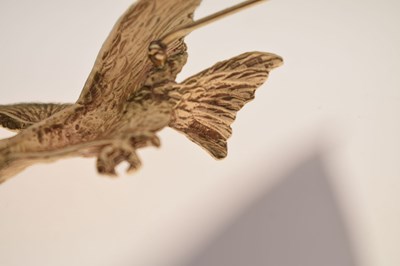 Lot 14ct yellow gold Eagle brooch