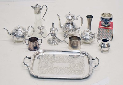 Lot 435 - Collection of silver plated items