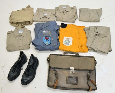 Lot 474 - Test-Pilot uniform and satchel