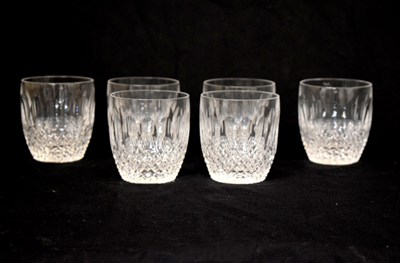 Lot 561 - Set of six Waterford Colleen cut glass tumlbers