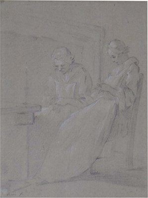 Lot 688 - Attributed to Charles-Dominique-Joseph Eisen (1720-1778) - Sketch - Interior scene