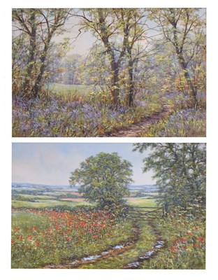 Lot 710 - Deborah Poynton (b. 1970) - Pair of oils on canvas